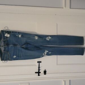 Old Navy Rock Star Super Skinny Mid-Rise Jeans 4 Tall NWT
